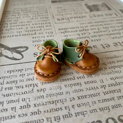 モンストドール ピュアニーモ ミニチュア靴 Mタイプ ライトブラウン