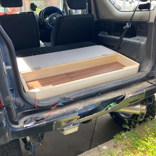 ベテラン大工作】ジムニーjb23 ＊車中泊からキャンプまで活躍