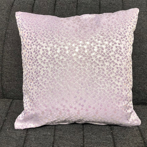 和柄クッションカバー 西陣織金襴 45cm×45cm 紫ハート 和柄クッションカバー 西陣織金襴 45cm×45cm 紫ハート