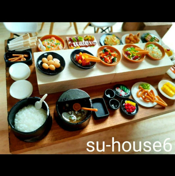 ﾐﾆﾁｭｱﾌｰﾄﾞスペシャル朝食バイキング 樹脂・レジン su-house6