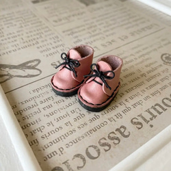 オビツ11&ミディブライス ミニチュア靴　Sタイプ　ライトピンク 8枚目の画像