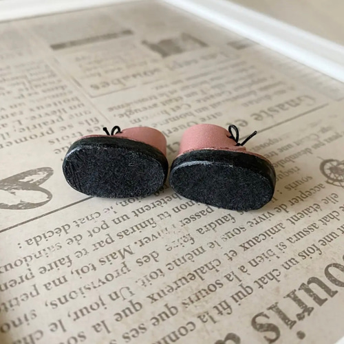 ミディ　ブライスアウトフィット　♡苺のルームシューズ♡  ドール靴　オビツ11 ミディ ブライスアウトフィット ♡苺のルームシューズ♡ ドール