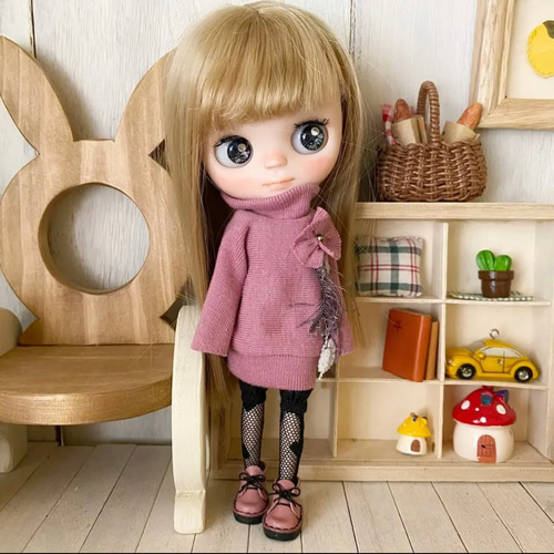 最新エルメス オビツ11&ミディブライス ライトピンク Sタイプ ミニチュア靴 着せ替え服・アウトフィット