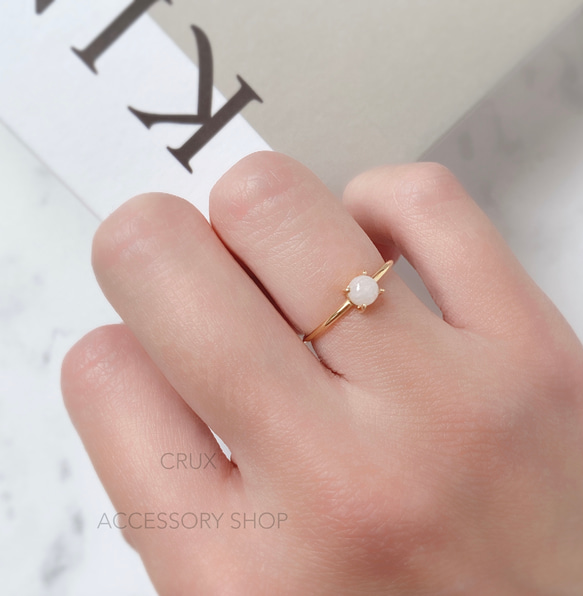 [Silver925]R25 ラベンダージェダイトリング 1枚目の画像