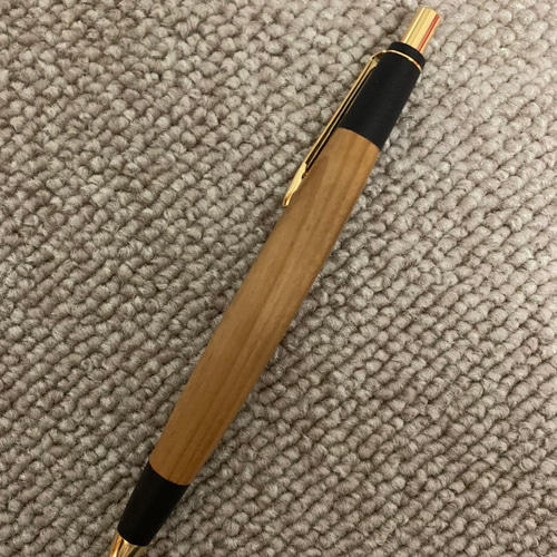 神代杉 ボールペンorシャーペン 木軸 ペン・筆記用具 キツツキ