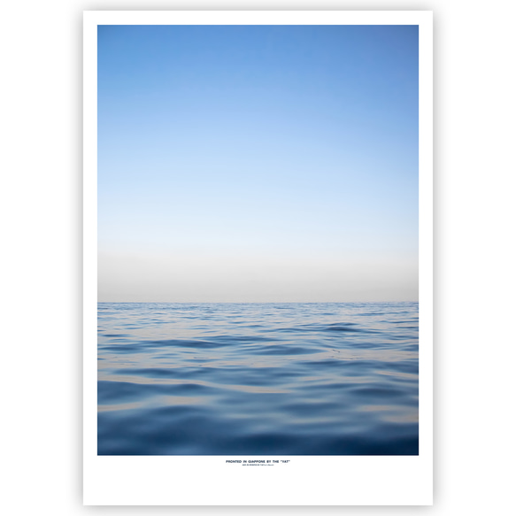 お洒 カフェ風 海外風 海の絵】【海 高級印刷紙 インテリア ポスター 