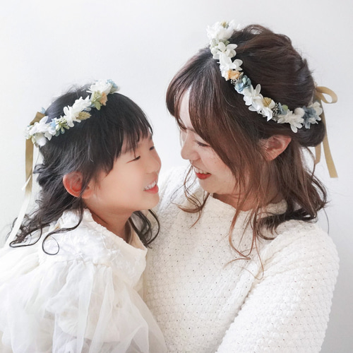 flua 花冠　ヘッドドレス flua flower haired ヘッドドレス