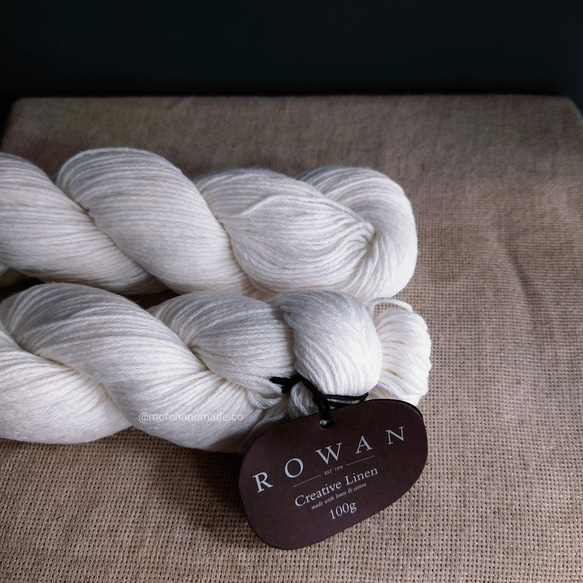 MH select 英國Rowan creative linen 手創棉麻線 夏紗 柔軟舒適 (現貨+預購) 第2張的照片