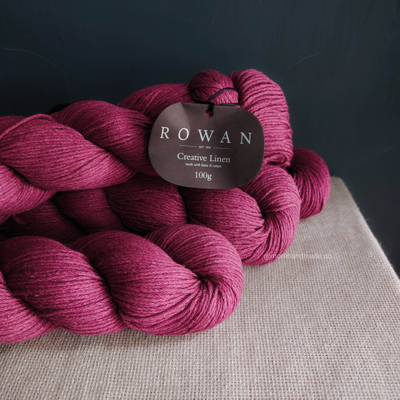 MH select 英國Rowan creative linen 手創棉麻線 夏紗 柔軟舒適 (現貨+預購) 第1張的照片