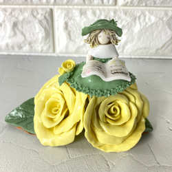 陶器】薔薇の花かご 置物 バラ その他置物 Atelier tête-à-tête