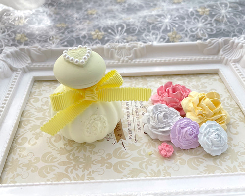 アロマストーンシェルフラワー&香水瓶セット アロマストーンシェルフラワー&香水瓶セット