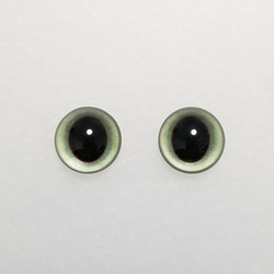 P7　猫の瞳　１４㎜　グラスアイ　羊毛フェルト用 1枚目の画像