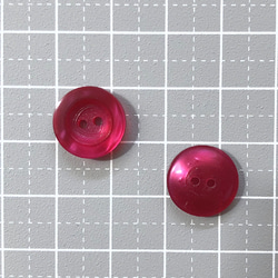 レトロ サークル ボタン 赤紫 13mm 10個セット ac-023 3枚目の画像