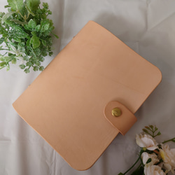 真鍮と本革のシステム手帳 フラップベルト式】 バイブルサイズ ナロー