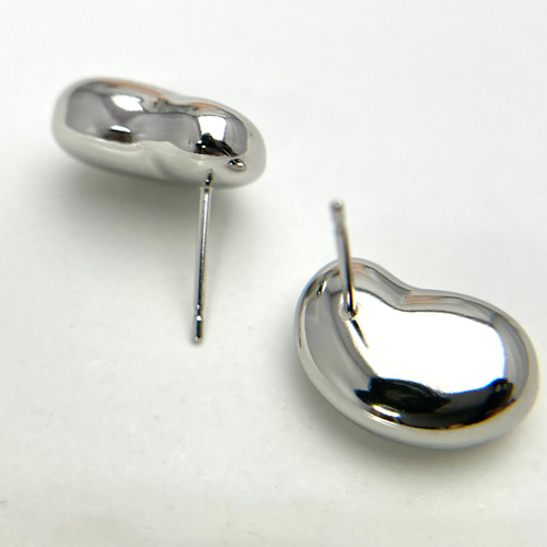 大サイズピアス ～Mr.ビーンズ～ No.2635 K18WG/YG/PG/Pt 地金 ピアス  