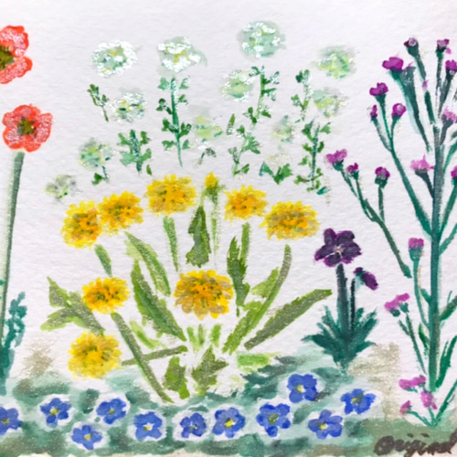 お値下げ⭐️春の草花／水彩画／No23 絵画 original-kyo 通販
