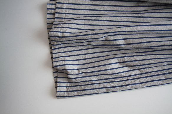 ★NiU★ 棉質條紋褶皺裙：Rilla：2 種顏色可選 [免運費] 第3張的照片
