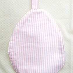 シルク＆Wガーゼ　新生児用～乳児　授乳時にお口許に挟むハンカチスタイ　 5枚目の画像