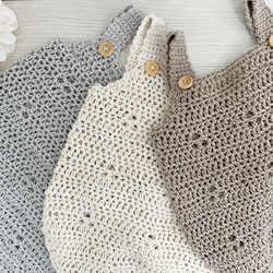 手編みのニューボーンフォト衣装セット｜くま耳・うさ耳帽子付き｜出産祝い・おうち撮影にもおすすめ　 2枚目の画像