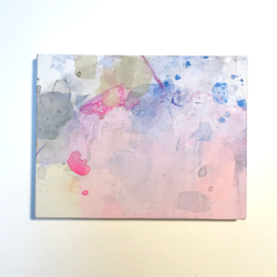 絵画☆原画（1点限り）「夜空の果て」（アクリル水彩画 2021年10