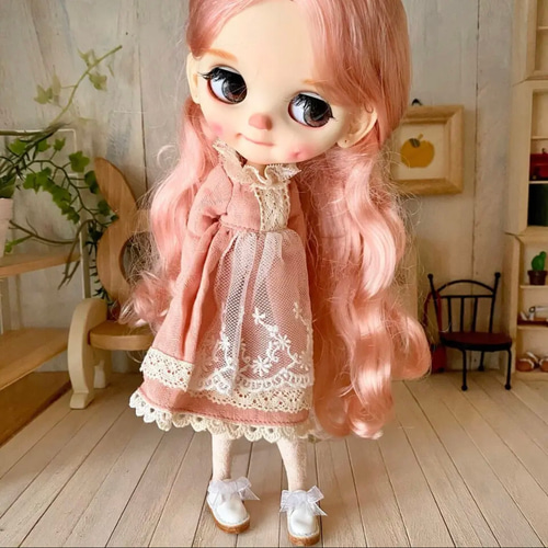 ネオブライス ピュアニーモ オビツ24 リボンシューズ 白 その他人形 hi  