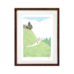 油絵 絵画 【真夏の田んぼ】 絵画 HR 通販 16406207｜Creema