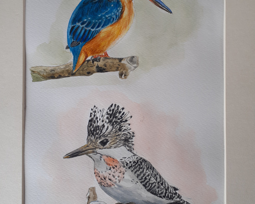 水彩画(人物)№189 watercolorpainting #aquarelle #人物画 #水彩画