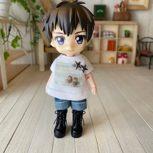 ポップマートブライス ねんどろいど ドール靴 Lタイプ 黒 その他