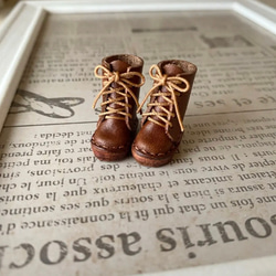 モンストドール ピュアニーモ ミニチュア靴 Mタイプ ライトブラウン