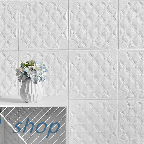 WS1-2 50枚 70cm×70cm ．背景壁 3D立体レンガ模様壁紙 防水 汚い防止  