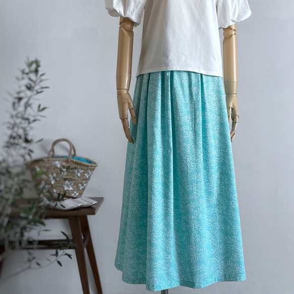 HIAND ドットロングスカート ランダムドットロングスカート - HIAND