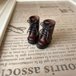 モンストドール ピュアニーモ ミニチュア靴 Mタイプ こげ茶 その他人形