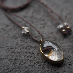 garden quartz brass necklace (youkou) 5枚目の画像