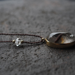 garden quartz brass necklace (youkou) 10枚目の画像