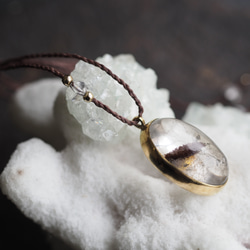 garden quartz brass necklace (youkou) 8枚目の画像