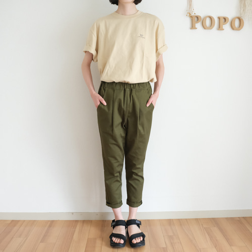 TFW49 テーパードパンツ カーキ TFW49 テーパードパンツ カーキ TFW49［ティーエフダブリューフォー