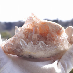 天然石マニカラン水晶クラスター 約208g 約最大幅118mm(ヒマラヤ山脈産)鉱物原石[mkq-220514-01] 19枚目の画像