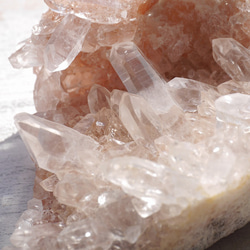 天然石マニカラン水晶クラスター 約208g 約最大幅118mm(ヒマラヤ山脈産)鉱物原石[mkq-220514-01] 6枚目の画像