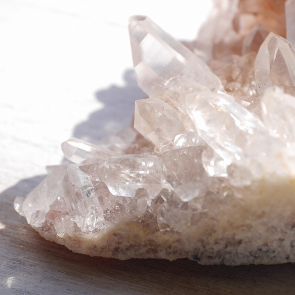 天然石マニカラン水晶クラスター 約208g 約最大幅118mm(ヒマラヤ山脈産)鉱物原石[mkq-220514-01] 5枚目の画像
