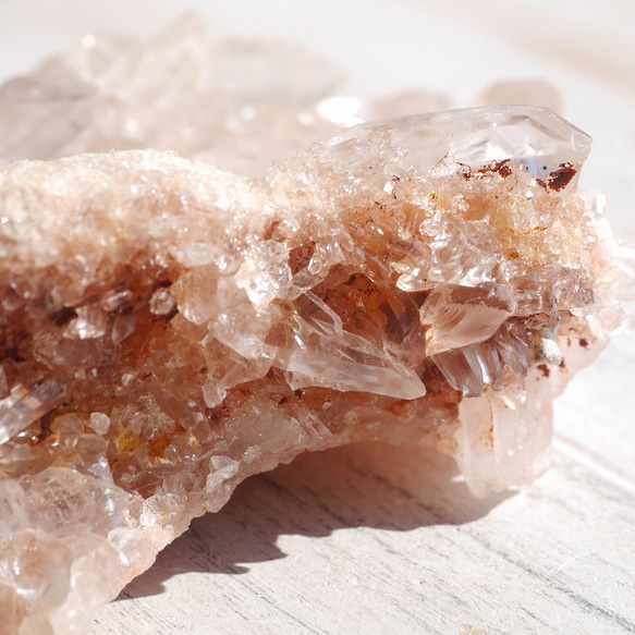 天然石マニカラン水晶クラスター 約208g 約最大幅118mm(ヒマラヤ山脈産)鉱物原石[mkq-220514-01] 9枚目の画像