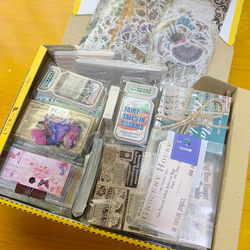 ジャンクジャーナル系海外紙モノ&シール詰め合わせ/まとめ売り/おすそ分けファイル 4枚目の画像