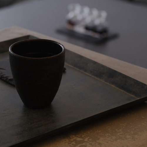 再入荷】一閑張四角盆 寄竹 お盆・トレイ PINT 通販 13941083｜Creema