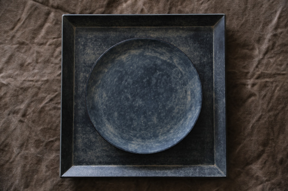 【再入荷】一閑張木皿　栓　23.5cm 20枚目の画像