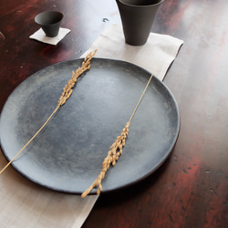 【再入荷】一閑張木皿　栓　23.5cm 4枚目の画像