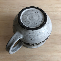 マグカップ(ヘリンボーン・白ｂ） 5枚目の画像