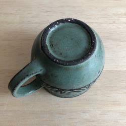 マグカップ(ヘリンボーン・グリーンｂ） 5枚目の画像