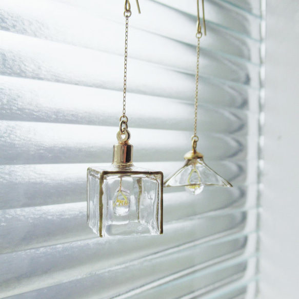 【再販7】微発光ランプシェードピアス(イヤリング)【特集掲載作品】 10枚目の画像