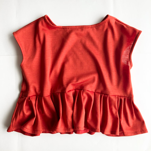 子ども服いちごパール刺繍Tシャツ【フレンチスリーブ/苺/オート