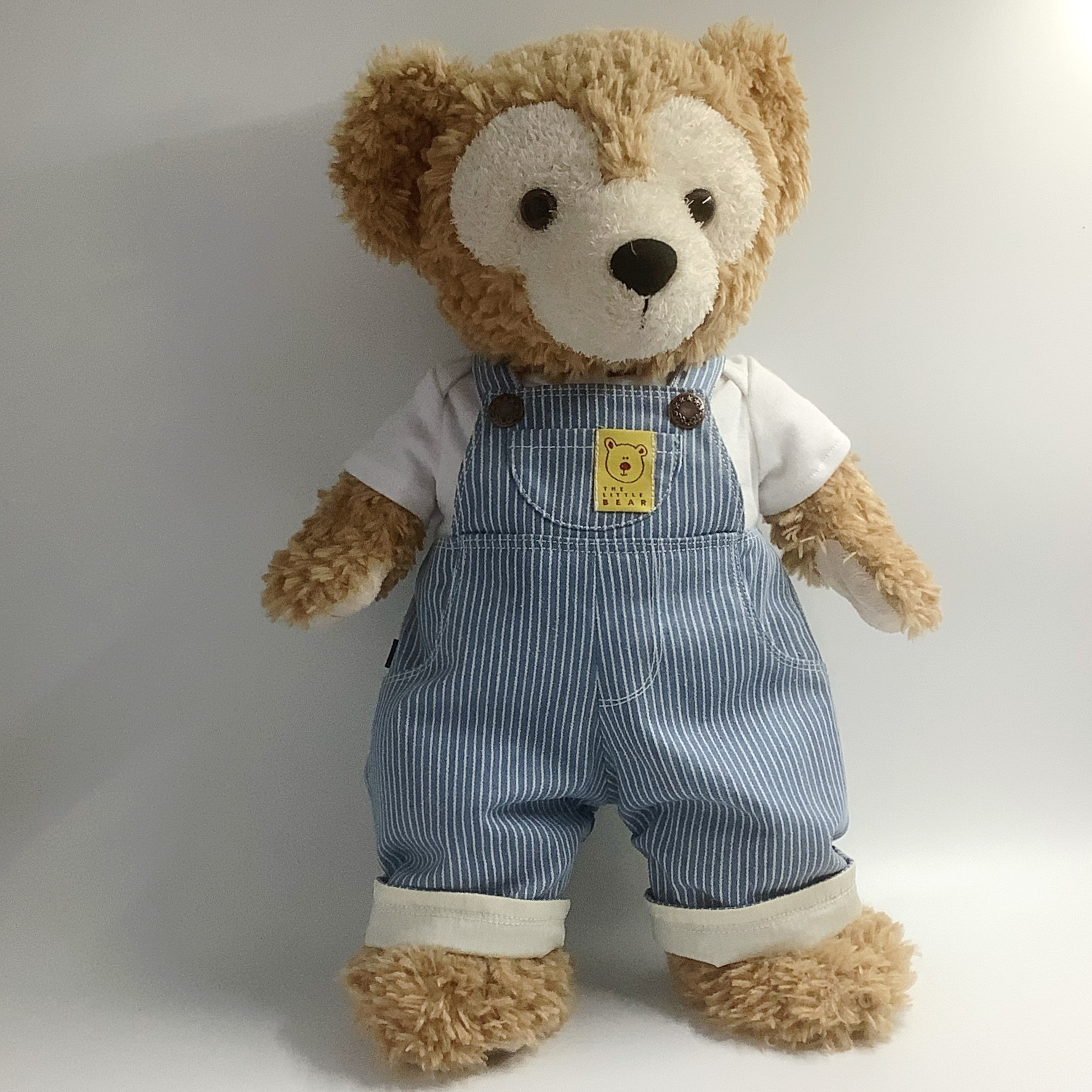 希少 ディズニー クマのプーさんオーバーオールレトロシャツ帽子