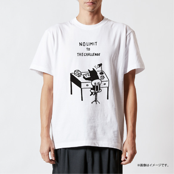 ハイクオリティー Tシャツ「NO LIMIT TO THE CHALLENGE」5.6オンス 8枚目の画像